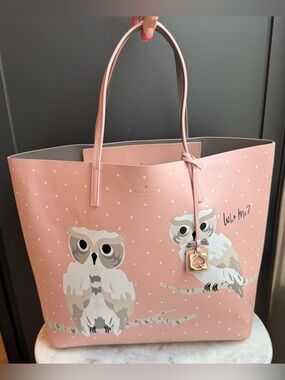 Kate Spade New York “Blaze a Trail” Who Me? Owl Tote Bag (rare & collectible) 🦉💎